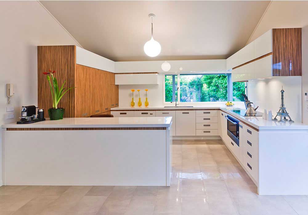 White Pvc Modern Kitchen Cabinet