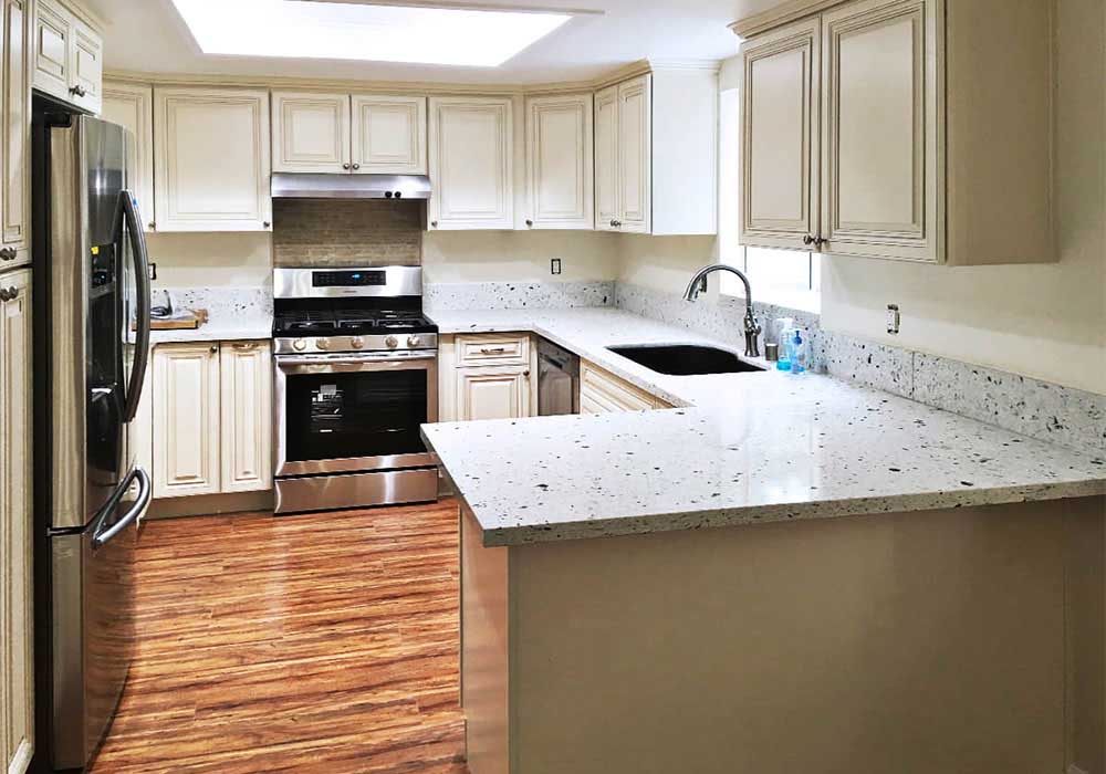 Pvc Classical Traditional Kitchen Cabinet