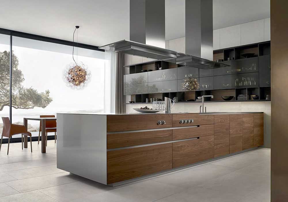 Retro Modern Kitchen Cabinet