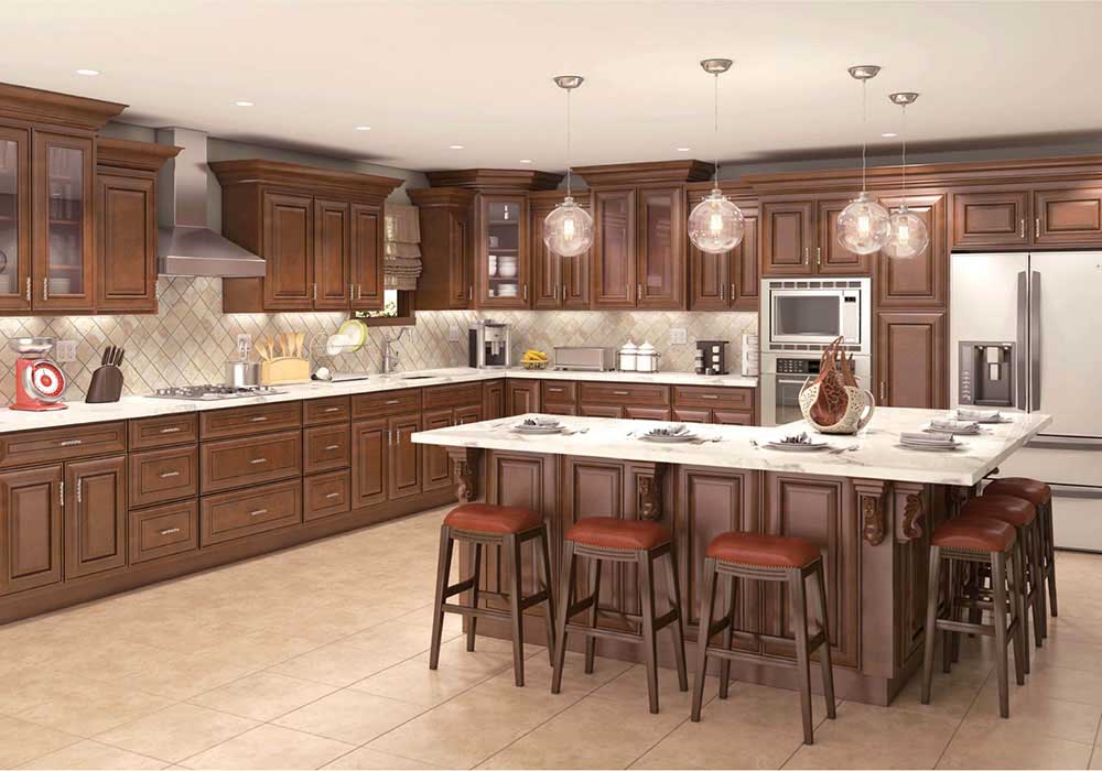 High End Classical Traditional Kitchen Cabinet